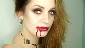 Halloween makeup tutorial sexy vampire...