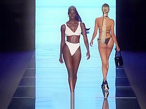 Gigi c bikinis fashion show ss2019...
