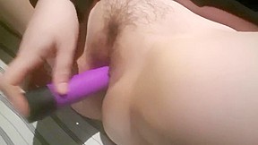 Fucking Fat Hairy College Pussy With Big Vibe...