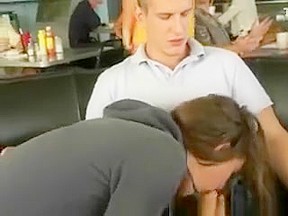My college blowjob in public diner...