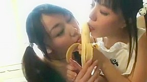 J15 adorable japanese girls lick tiny...