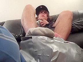 Young Jock Master Male Feet Domination Sniffing Masters...