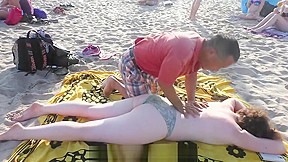 Topless beach massage in new york...
