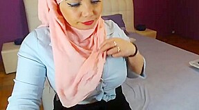 Muslim in hijab...