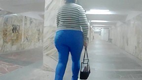 Gigantic ass milfs pants...
