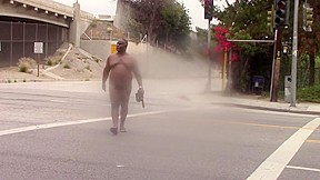 Nude on the corner again...