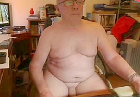 Grandpa naked...