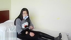 2 chinese girls feet tickling torture...