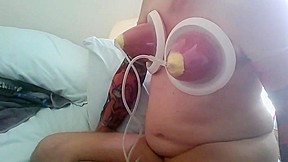 Pumping My Tits With Cups...