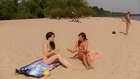 New Girl Friends Bound By The Love Of Being Nude...