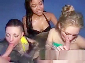 Pornstar sluts pool group sex...