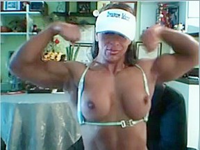 Hot latina muscle cam...