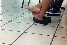 Soles in the mall...