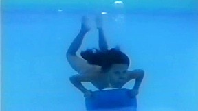 Arin underwater striptease...