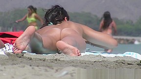 Shy Nude Couple Caught On The Nudist Beach