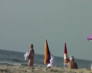 Voyeur Watching A Large-boobed Mother I'd Like To Fuck On A Beach