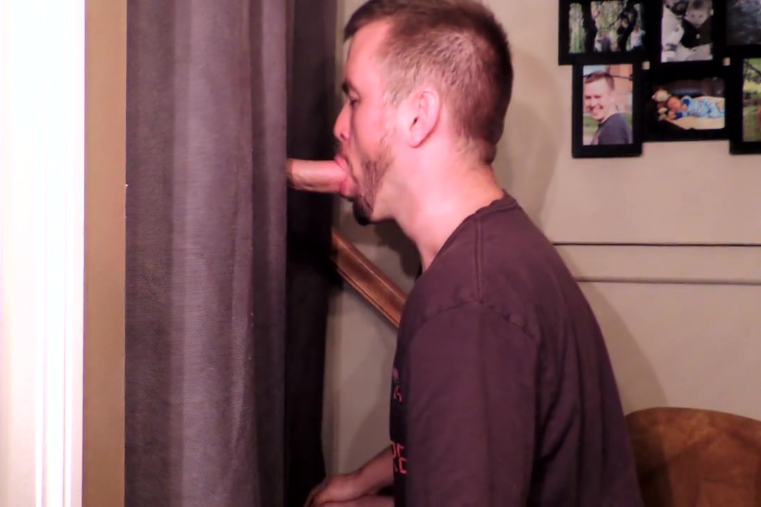 Hung Straight curious guy tries out my gloryhole
