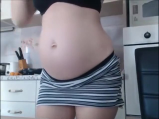Solo Female's Journey Through Pregnancy with Big Tits
