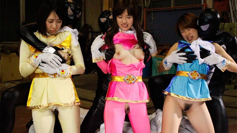 Galactic Sentai Brave are captured and a sex orgy ensues - JapanHDV