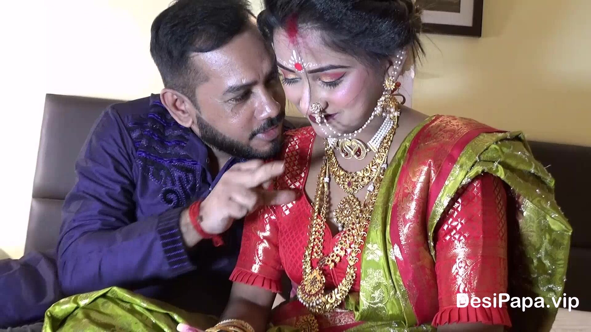 Newly Married Indian Girl Sudipa Hardcore Honeymoon First night sex and creampie - Hindi Audio pic