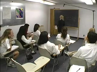 Beauties spanked by her teacher three