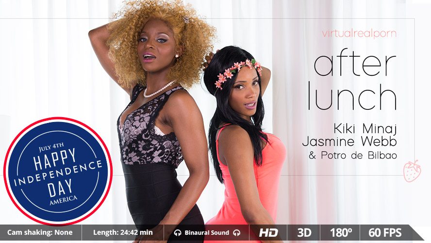Antonio Black Kiki Minaj May Thai in Express delivery – VirtualRealPorn