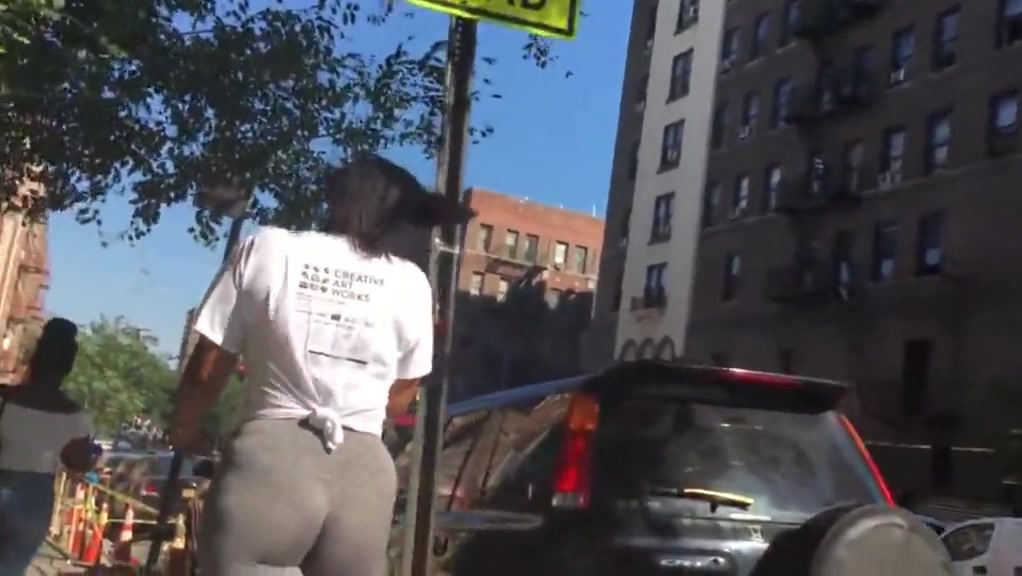 Spectacular Wedgie Booty Latina in See-thru Spandex