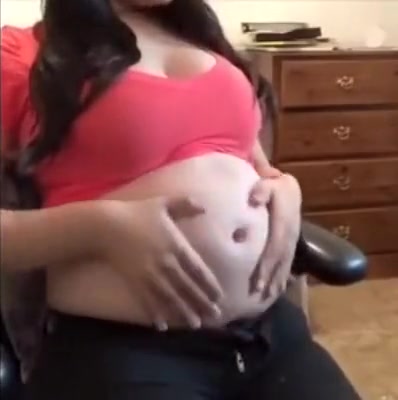 Fat Girl Jiggles Belly